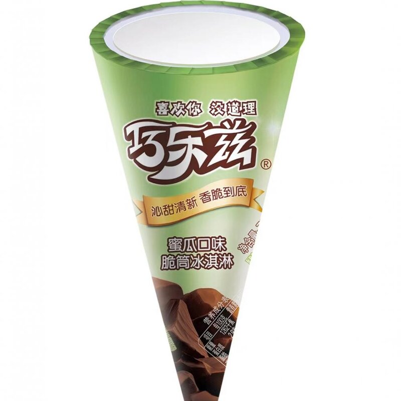 伊利 巧乐兹哈密瓜口味脆皮甜筒雪糕冰淇淋冰激凌冷饮  73g 16支