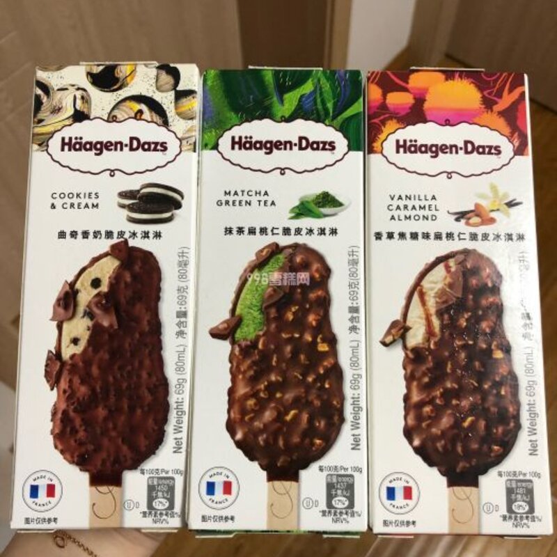 哈根达斯草莓脆皮条  69g  24支