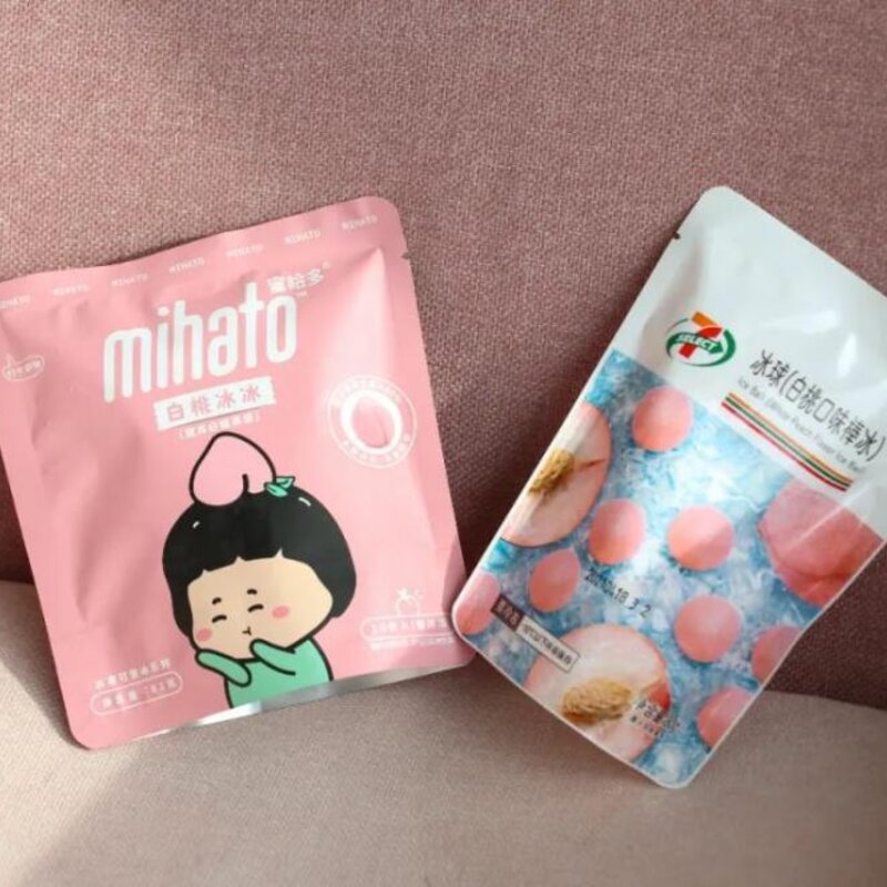 吃完17个桃子冰淇淋，你觉得哪款最好吃？(8)