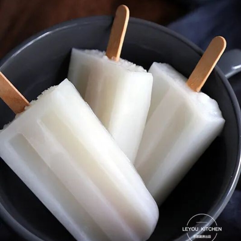 小时候常吃的老冰棍，在家做很简单，用牛奶、糖、糯米粉就可以做,想吃可以学(3)