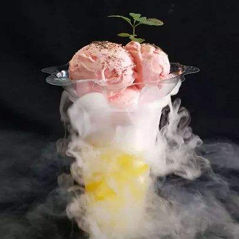 冰淇淋冒烟怎么做（解析冒烟的冰淇淋的烟是怎么成的）(1)