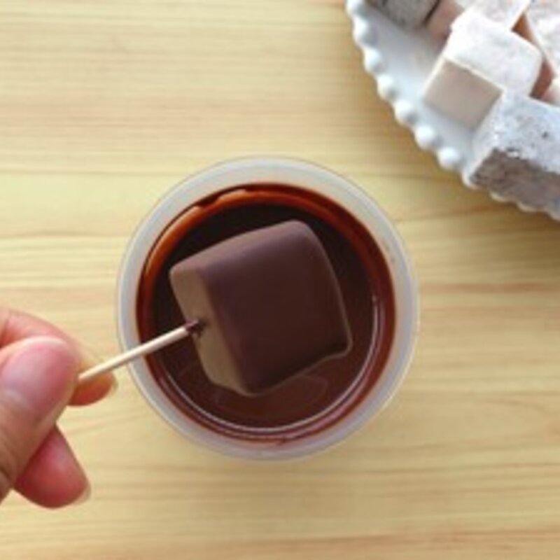 网红八次方雪糕做法（自制八次方脆皮酸奶雪糕）(13)