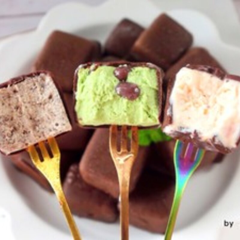 网红八次方雪糕做法（自制八次方脆皮酸奶雪糕）(16)