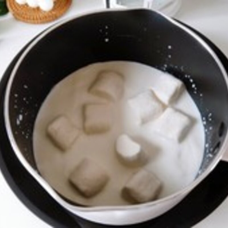 牛奶棉花糖雪糕做法（分享搅一搅就成功的做法 ）(2)