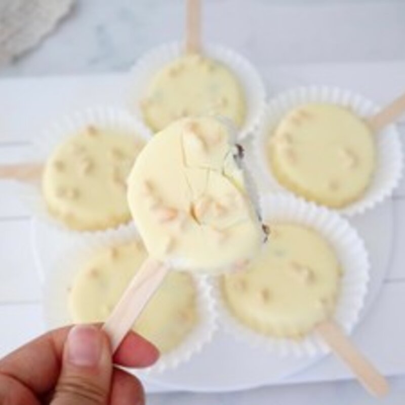 白巧克力脆皮雪糕的做法（入口即化无需打发）(15)