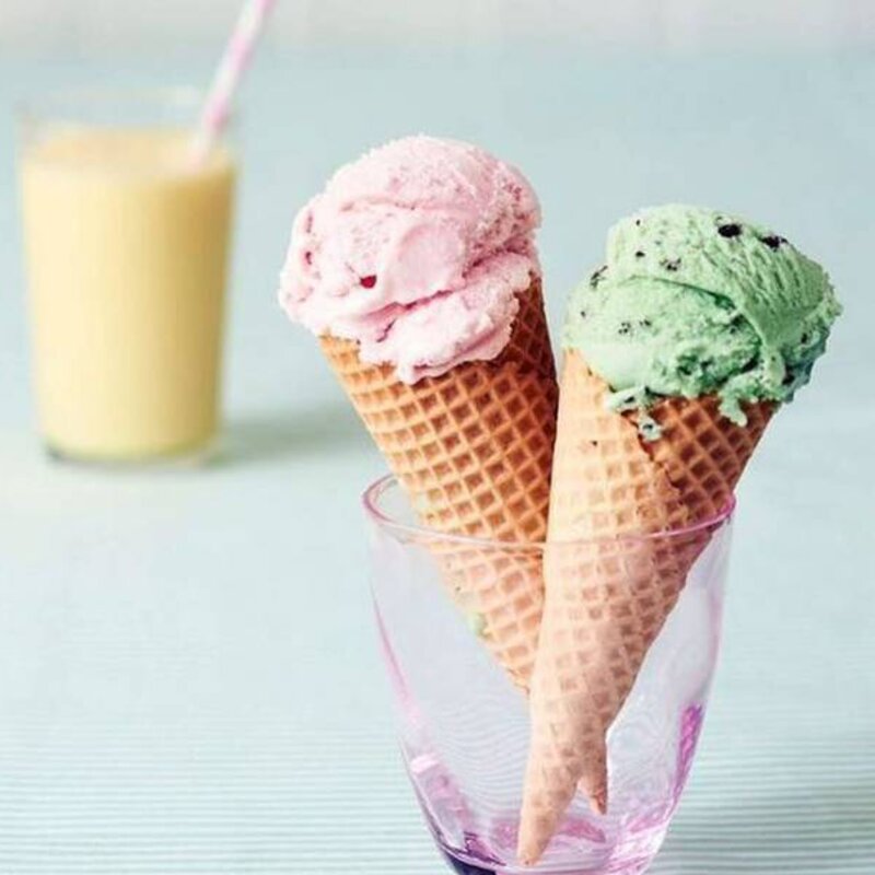 冰淇淋甜筒皮怎么做（现在学做冰淇淋脆皮蛋筒完美融合）(1)