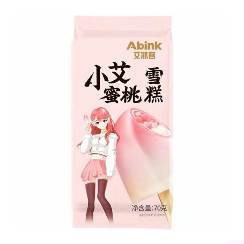 网红小艾蜜桃雪糕  70g  30支