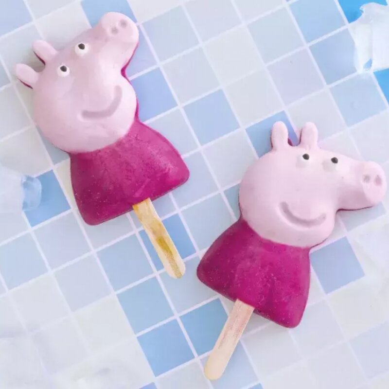 小猪佩奇雪糕怎么做的（教你做孩子最爱的佩奇雪糕）(1)