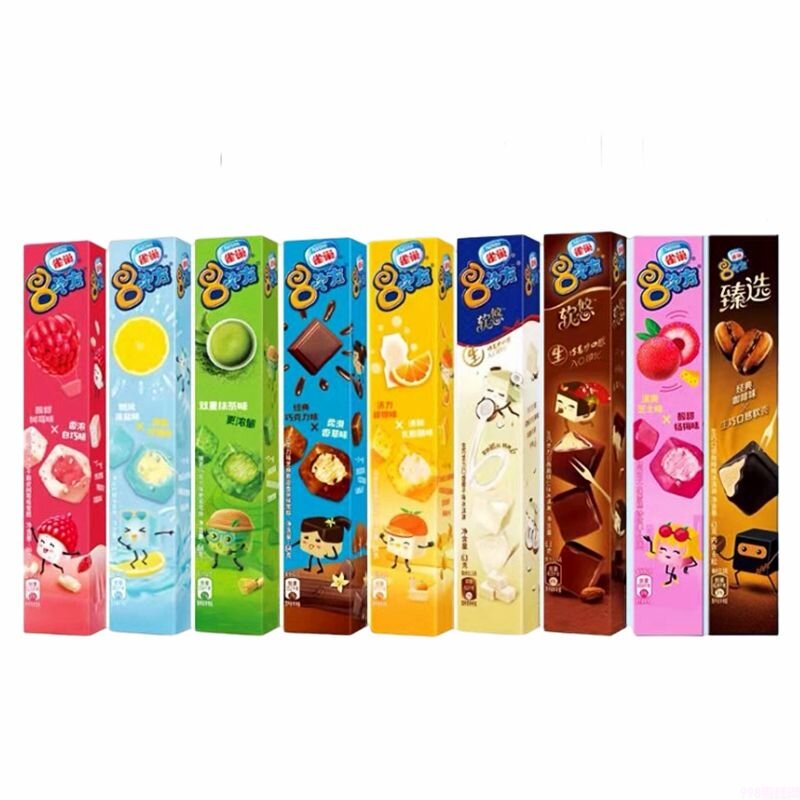 雀巢8次方巧克力芝麻脆皮香草味雪糕84g 18盒