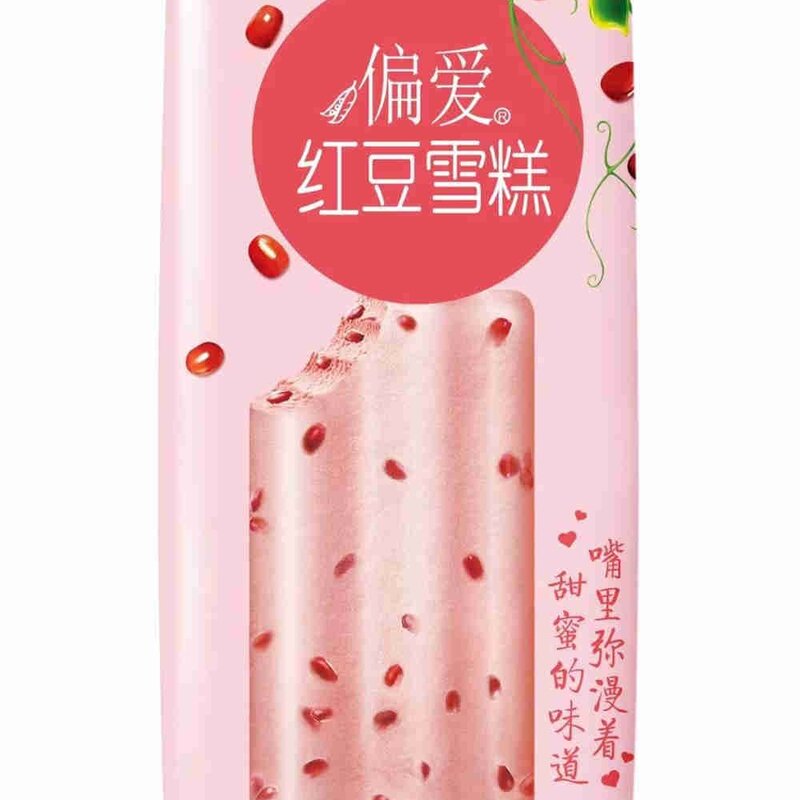 伊利 偏爱 红豆绿豆口味 雪糕冰淇淋冰激凌 75g 45支