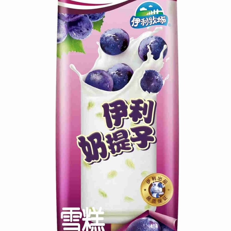 伊利雪糕奶提子冰淇淋怀旧冰激凌冰棍冰糕棒冰冷饮批发 75g 30支
