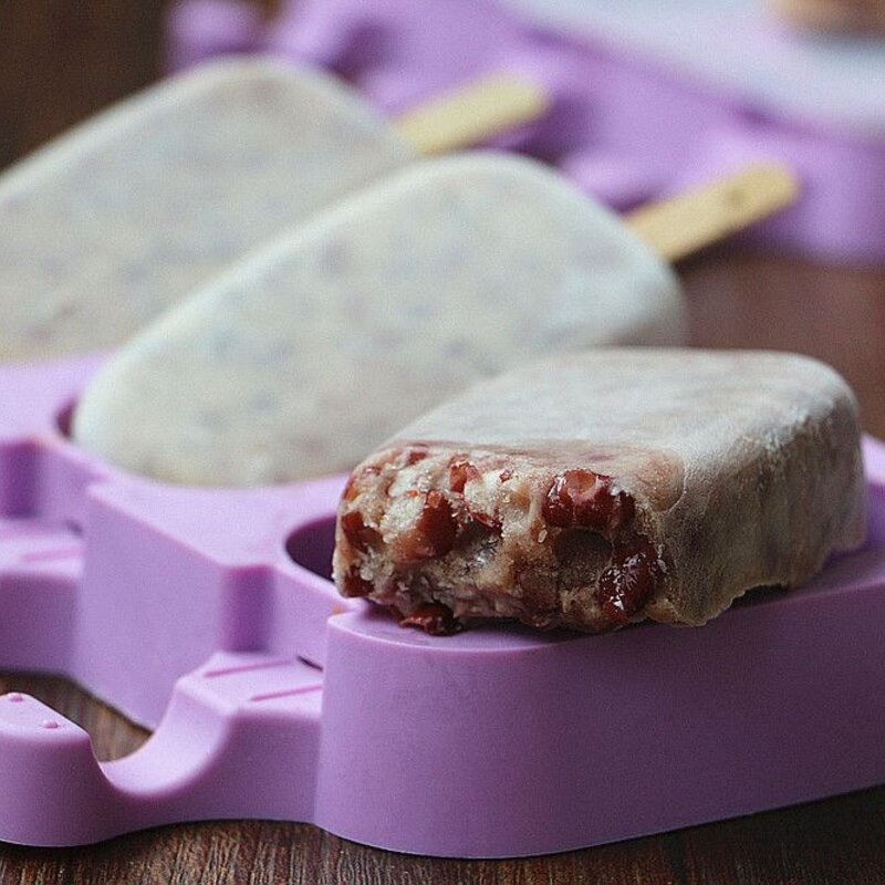 红豆雪糕教学（介绍一碗红豆和半瓶酸奶教你在家做冰棍）(11)