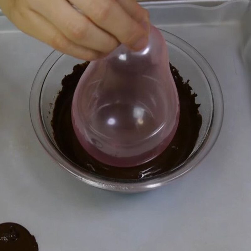 雪糕碗制作方法（分享可以吃的巧克力碗就是美味）(6)