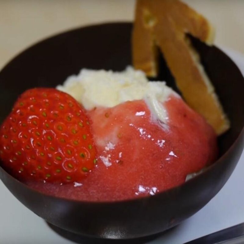 雪糕碗制作方法（分享可以吃的巧克力碗就是美味）(11)