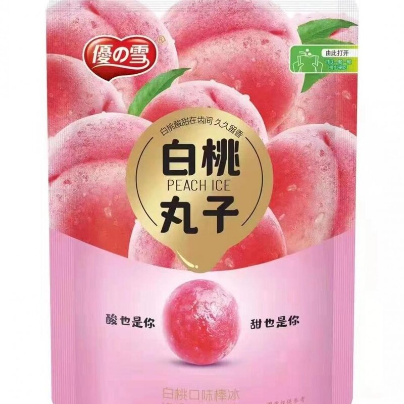 优雪白桃丸子  30支