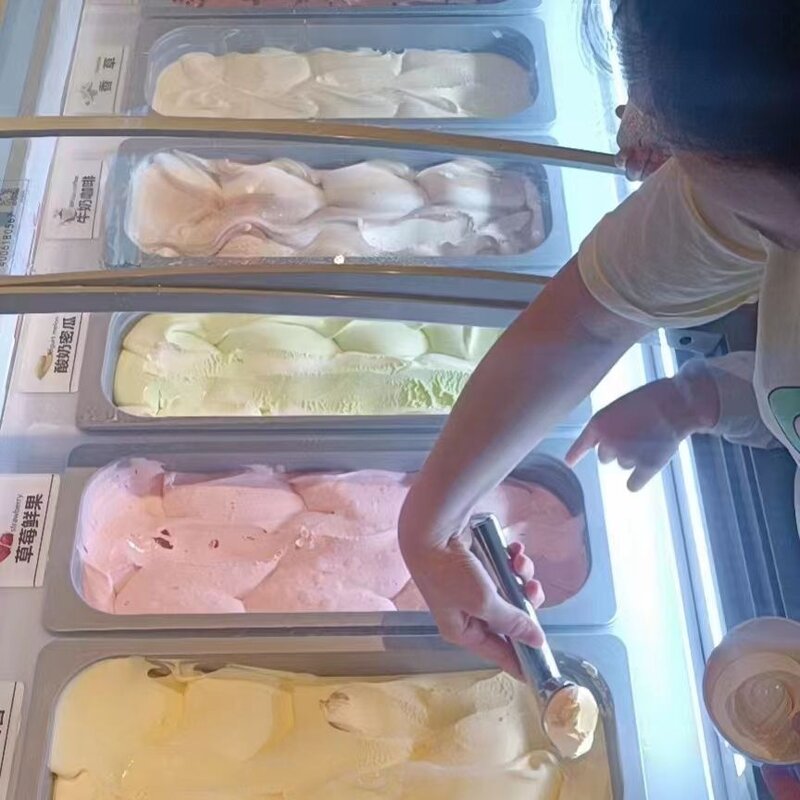 甄优选牛乳餐饮大桶装冰淇淋香草风味冰淇淋  4KG(2)