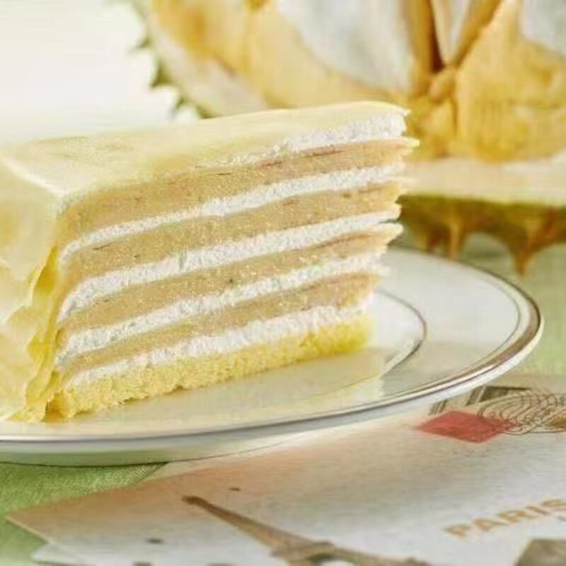 6寸榴莲千层蛋糕  20盒10切