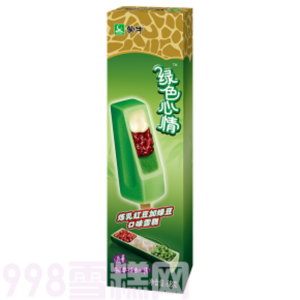 蒙牛绿色心情炼奶红豆加绿豆口味雪糕批发 68g 30盒