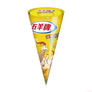 五羊甜筒雪糕批发菠萝味 73g 12支