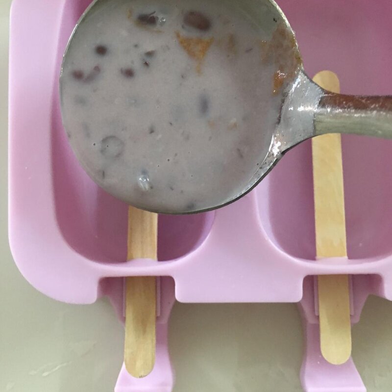 一瓶牛奶，一碗红豆，教你们做出美味鲜奶红豆冰棒(6)