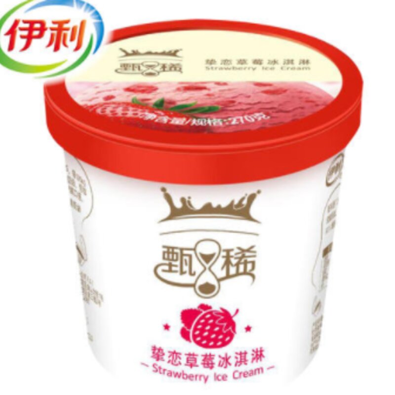 伊利草莓、香草味雪糕图片、价格(1)